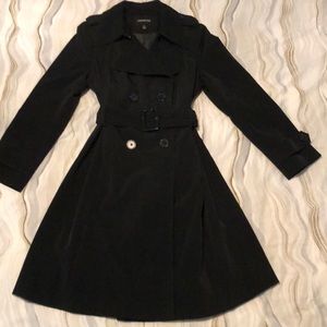 London Fog Black Trench Coat